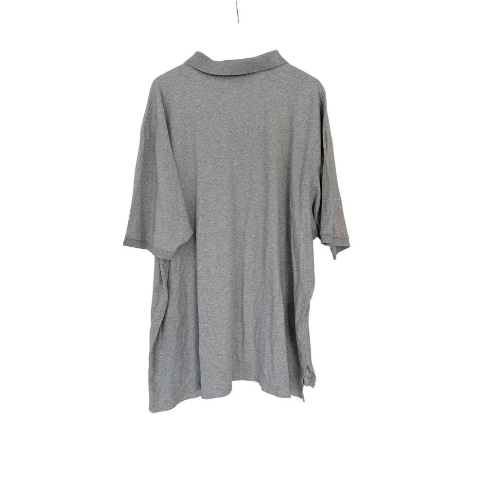 Polo Ralph Lauren Men 4XLT Pima Soft Touch Gray Polo Shirt Big & Tall SS